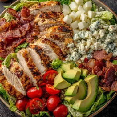 Savory BLT Chicken Salad with bacon, lettuce, tomato, and chicken breast