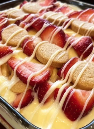 Delicious homemade banana pudding with layers of bananas and vanilla wafers