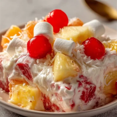 Delicious Better Than Sex Fruit Salad served in a bowl with colorful fresh fruits