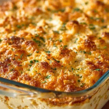 Dolly Parton's simple 5-Ingredient Casserole ready to serve