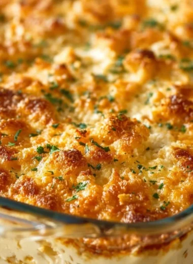 Dolly Parton's simple 5-Ingredient Casserole ready to serve