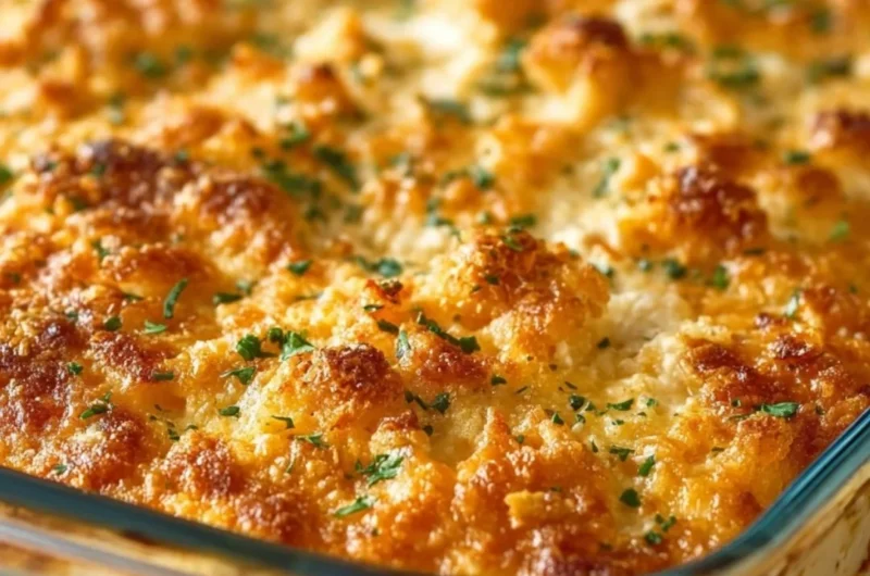Dolly Parton's simple 5-Ingredient Casserole ready to serve