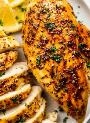 Deliciously juicy Air Fryer Chicken served on a plate, showcasing a crispy exterior.