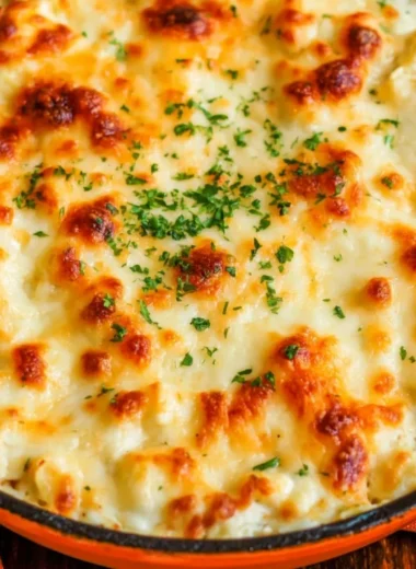 Creamy artichoke dip served with fresh vegetables and crackers