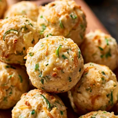 Jalapeño Cheese Ball Bites on a platter, ideal for parties and gatherings.